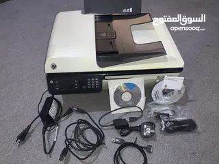  1 طابعة hp 2645 بالكرتونه جديده استعمال خرطوشة حبر واحدة