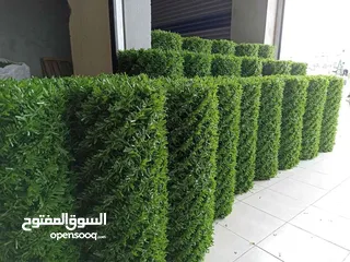  18 نجيل صناعي & نجيلة اسوار & اسوار حدائق & سياج عشبي & green wall & artificial grass