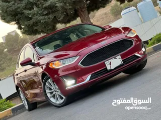  7 Ford Fusion SE hybrid 2019 - فورد فيوجن عداد قليل خصوصي