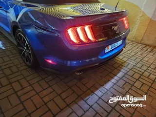  15 Mustang Black Interior, Blue Metalic Body, 2020 - 64 KM convertible
