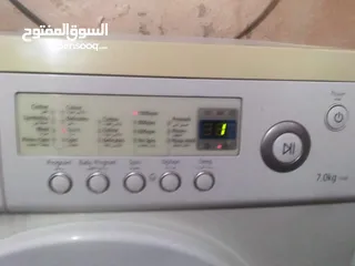  7 متاح غسالة سامسونج مستعملة بحالة ممتازة جدا للبيع اقرء الوصف