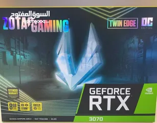  1 RTX 3070 TWIN EDGE OC كرت آر تي اكس 3070 أوسي