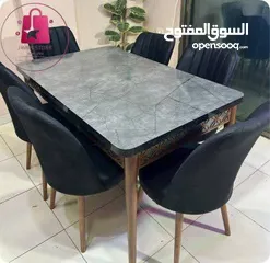  17 نقدم لكِ/لكِ طاولة طعام مستطيلة رائعة مع 6 كراسي، مصممة لتلبية جميع احتياجاتكِ/احتياجاتكِ
