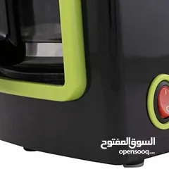  7 ‎ ماكينة صنع القهوة يورون 900 واط لون اسود Euron 900 Watts 3-1 Designer Coffee Maker, Black