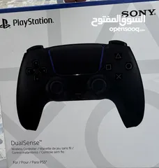  4 يد التحكم اللاسلكية  اصلي Dual Sense دوال سينس لجهاز  Midnight Black PS5 - أسود منتصف الليل