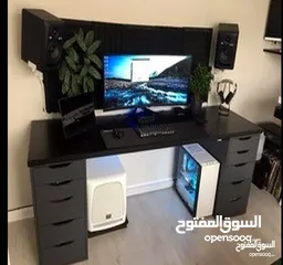  3 طاولات games مع اناره مخفيه تفصيل مع امكانيه اختيار اللون اللي بناسبك