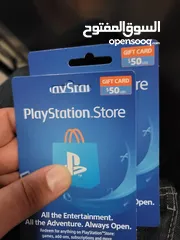  1 $50 Playstation Gift Card
