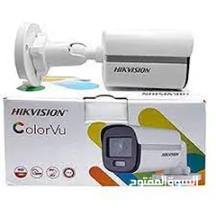  5 نظام كاميرات المراقبة من #Hikvision كاميرات مراقبة عدد4 داخلية/خارجية 2mp ليلي نهاري ملونة