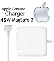  1 محول لابتوب Apple 45 Watt MagSafe 2, 45W بزبط على موديلات ماك بوك 2017 و2015
