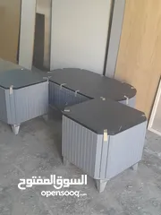 11 طاولات وسط جميع الوان مقاس حسب الطلب جودة عالية مكون من ثلاث قطع خشب ودهان
