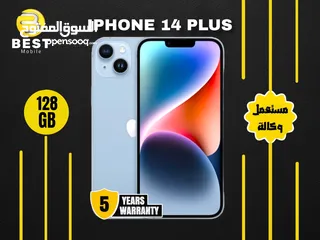  4 بسعر مميز ايفون 14 بلس مستعمل وكالة /// iPhone14 plus 128GB