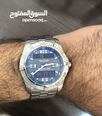  4 Breitling erospace   مينا لون مميز جدا  بحالة الشركه ‏