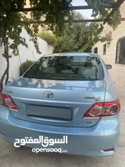  3 تويوتا  كورولا 2013  لون ازرق فاتح للبيع