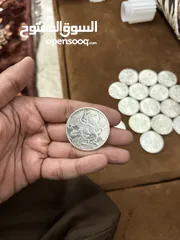  2 Pure Silver 999 coins فضة نقية 999 قطعة نقدية