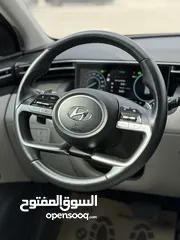  12 هونداي توسان ترخيص 2022 محرك 1600 هايبرد plug in/يقطع على الشحنه 65 كيلو متر