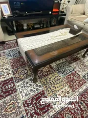  1 غرفة جلوس وطاولة سفرة وطاولة تلفزيون