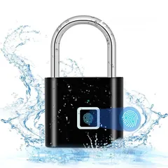  7 قفل حماية (keyless smart) يفتح القفل عن طريق بصمة الاصبع جودة مميزة و حماية قوية