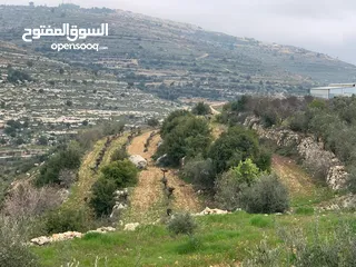  2 ارض مميزة للبيع منطقة ما بين حلحول و بيت امر