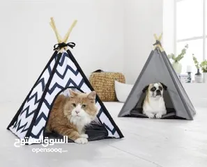  1 Pet teepee tent/bed for cats & small dogs