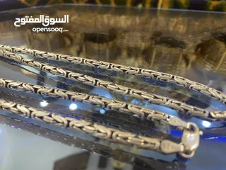  1 سنسال ايطالي 925اصلي مختوم اربع اختام 55غرام