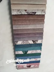  29 تنجيد كورنر حرف L مع كنبة مزدوجة مع إمكانية اختيار الاقمشة والألوان والتفصيل حسب الطلب