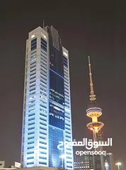  1 محل تجارى للايجار فى برج بيتك baitak tower السرداب-