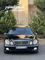  2 مرسيدس e200 موديل 2006 بحالة الوكالة فل اضافات افنتجارد لون اسود بالصلاة ع النبي ما شاء الله