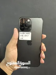  2 iPhone 14 Pro Max 1TB black color used Middle East version