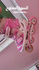  3 سكيت بناتي اوروبي لون pink