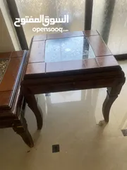  2 طقم طاولات خشب زان