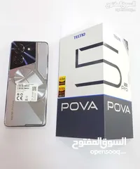  1 جهاز مستعمل ايام pova 5 pro 5G رام 16 جيجا 256 مكفول سنة متوفر توصيل