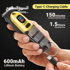  16 ماكينه حلاقه VGR زيرو شحن و شاشه و 3 امشاط حلاقة شعر الراس و اللحيه قص شعر الراس و اللحيه رجالي