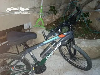  4 بسكليت جنط 24 مستعمل شهر بحالة الوكالة