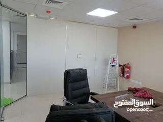  3 OFFICE PARTITION MIRROR GLASS