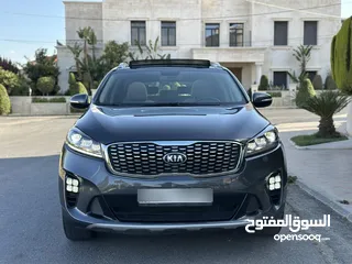  9 KIA SORENTO (SX) 2019 وارد الوكالة قاطع  مسافة 80 الف كم فل كامل اعلى صنف فحص كامل