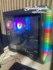  4 Intel Core i5-9400F  كرت الشاشة: NVIDIA GTX 1060 6GB  الرام: 16GB DDR4 2666MHz  التخزين:  SSD 128GB