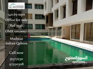  1 Spacious office space for sale in Madinat Sultan Qaboos Ref: 359S