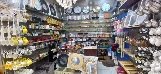  6 محل ادوات منزليه شغال ما شاء الله عنه للبيع لعدم التفرغ محل بيع مع الديكور بدون خلو