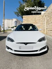  1 تيسلا موديل S 100D موديل 2018 بانوراما متحركة ، السيارة بحالة الوكالة Tesla Model S100D