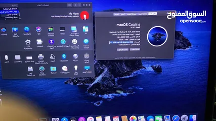  4 ماك بوك برو مستعمل الجهاز فخم باللون الفضي macbook pro