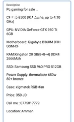  4 Pc gaming and editing for sale