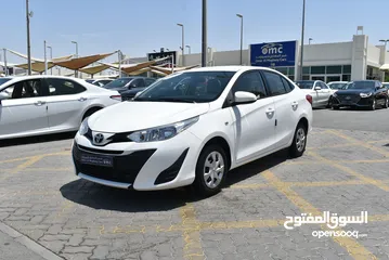  1 Toyota yaris 2019 Gcc WHite