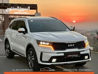  5 الخليل او رام لله سرينتو## بنزين +كهربا ##ترخيص 2023.فل الفل 4*4 عداد 21000 اصلي .فخص نخب 7ركاب .كاش