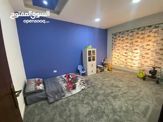  9 شقة مميزة ارضية تشطيب سوبر ديلوكس في أجمل احياء الياسمين خلف مستشفى الحياة