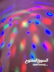  1 لمبة ديسكو جديدة وممتازة وضوئها عالي الجودة وفخامة ينصح بها ل اضاءة فائقة الروعة وتمتع بالوانها