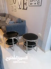  2 طقم طاولات كروم غرفه جلوس بسعر مغري