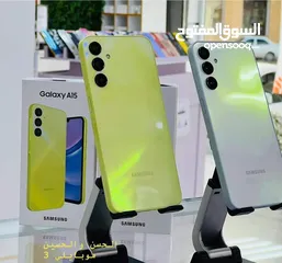  7 جهاز جديد بالكرتونة Samsung A15 رام 12 جيجا 128 مكفول سنة متوفر توصيل