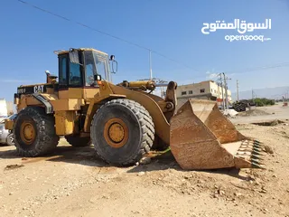  8 حفارة كوماتسو 380-6 موديل 2000 تب نظافة و لودر كتربلر 970F للبيع