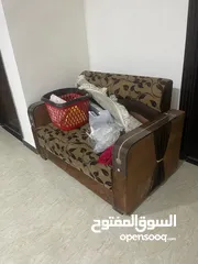  2 طخم قنفات كرسين وقطعه ثلاثيه