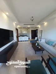  7 شقة مودرن مفروشة للايجار في اجمل مواقع عبدون مع حدائق وترسات
